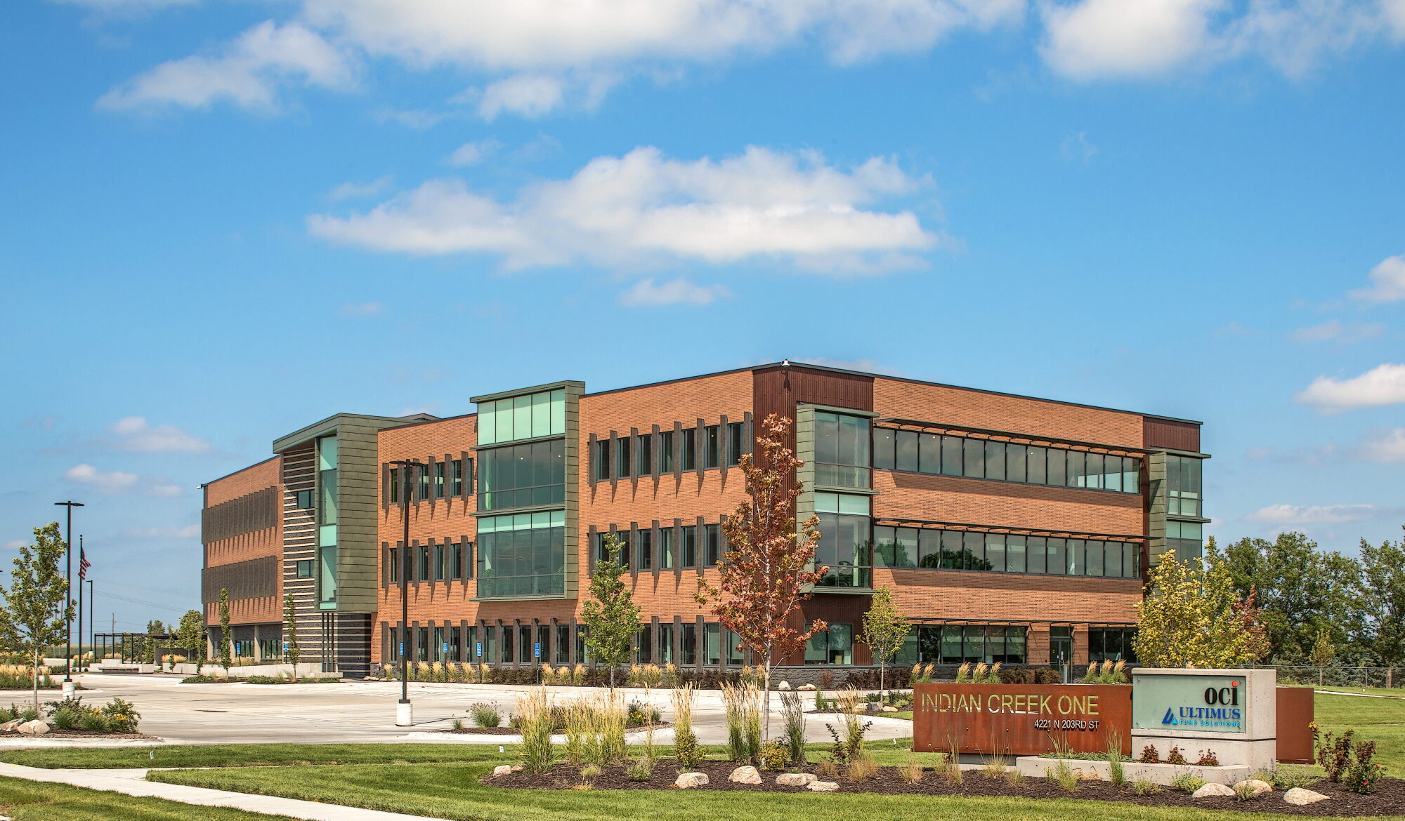 Architecture design of OCI headquarters in Omaha, Nebraska.